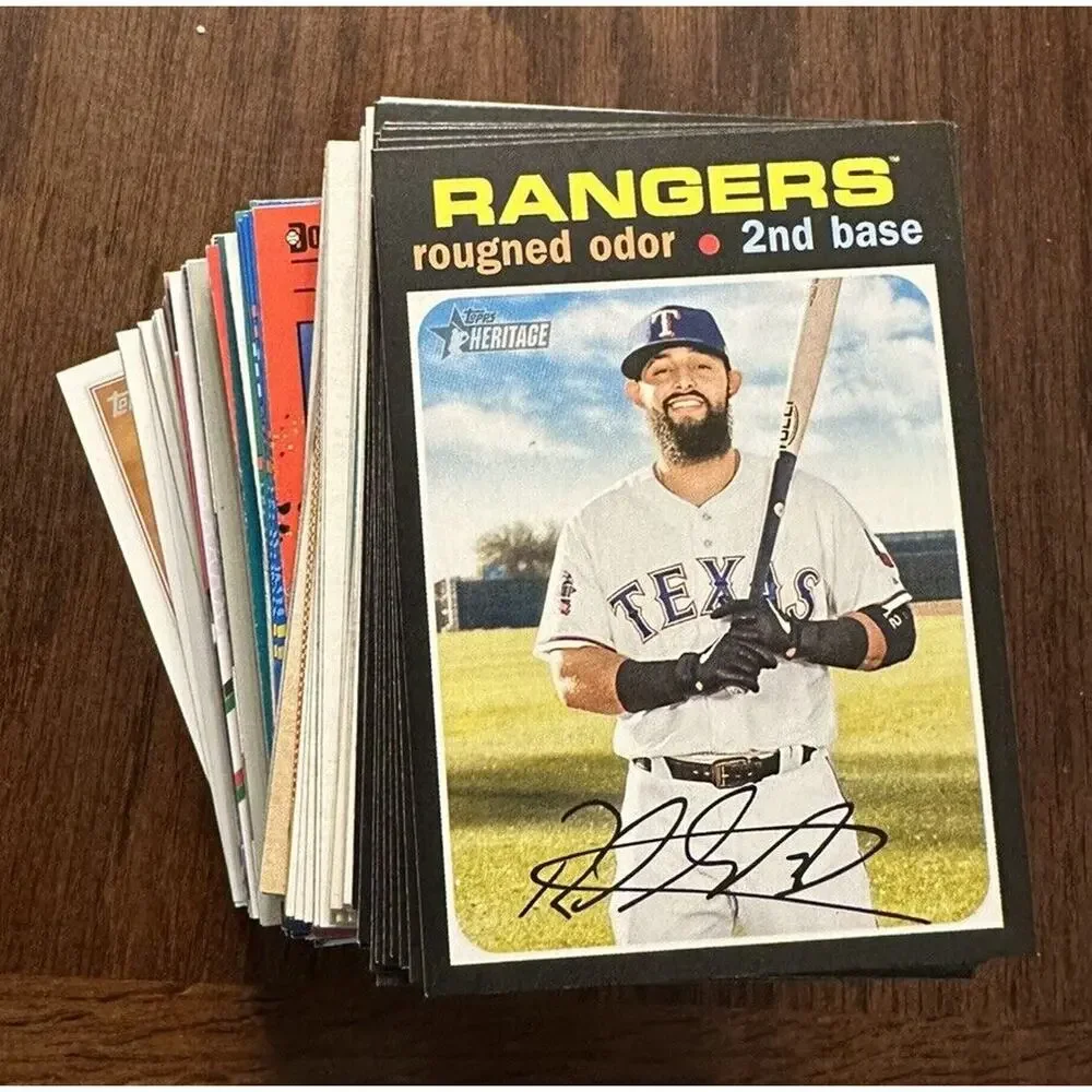 Huge Lot Texas Rangers Baseball Cards 144 Different Cards